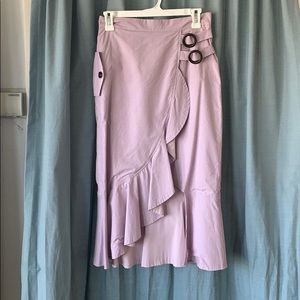 Farrow Needsupply gingham lavender skirt